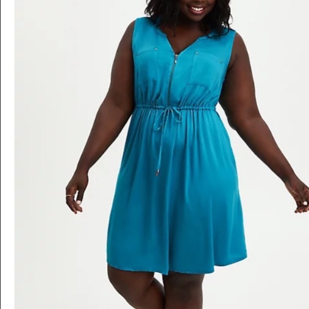 Torrid aqua size 1 dress